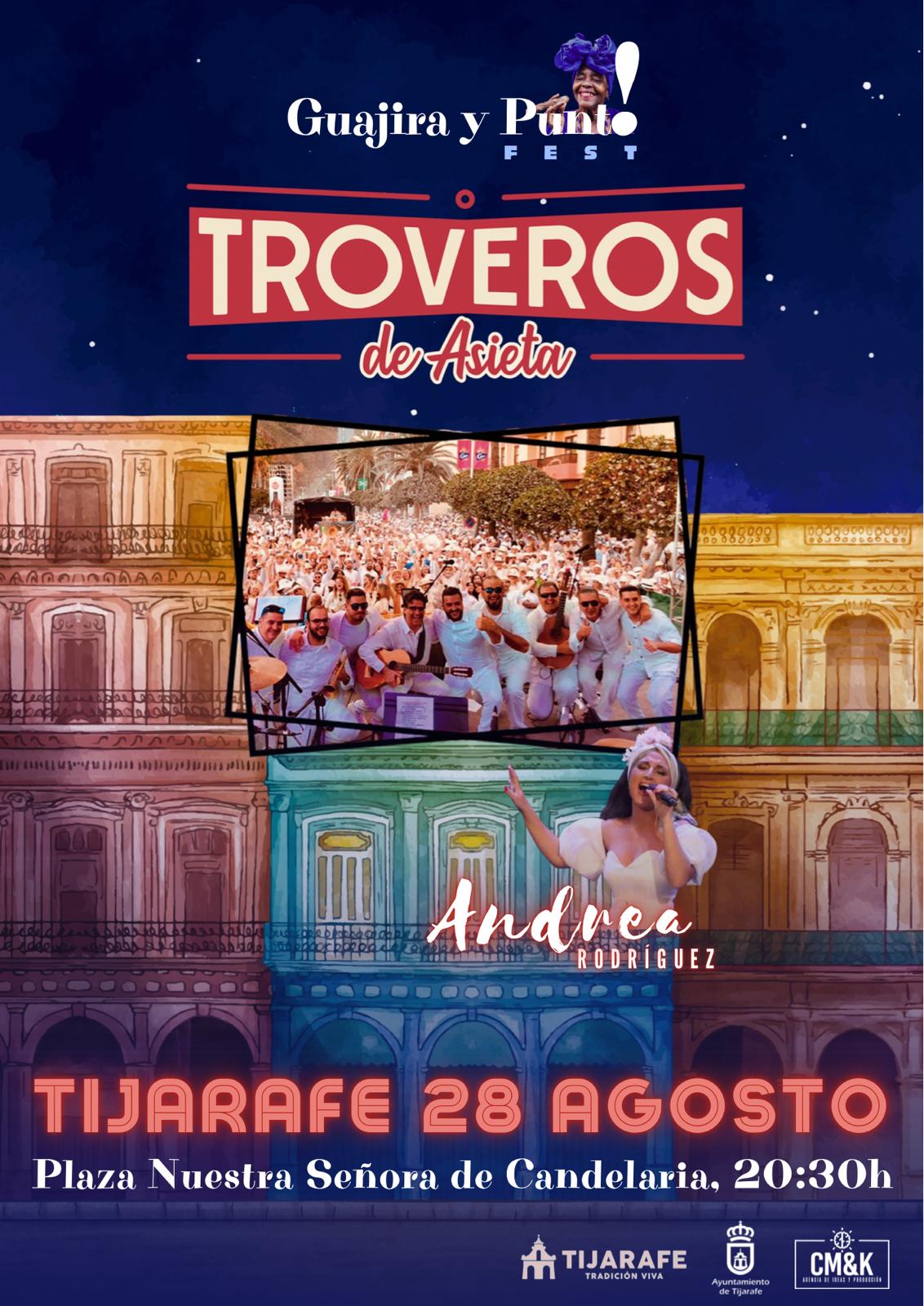 Guajira y Punto! Fest: Troveros de Asieta y Andrea Rodríguez