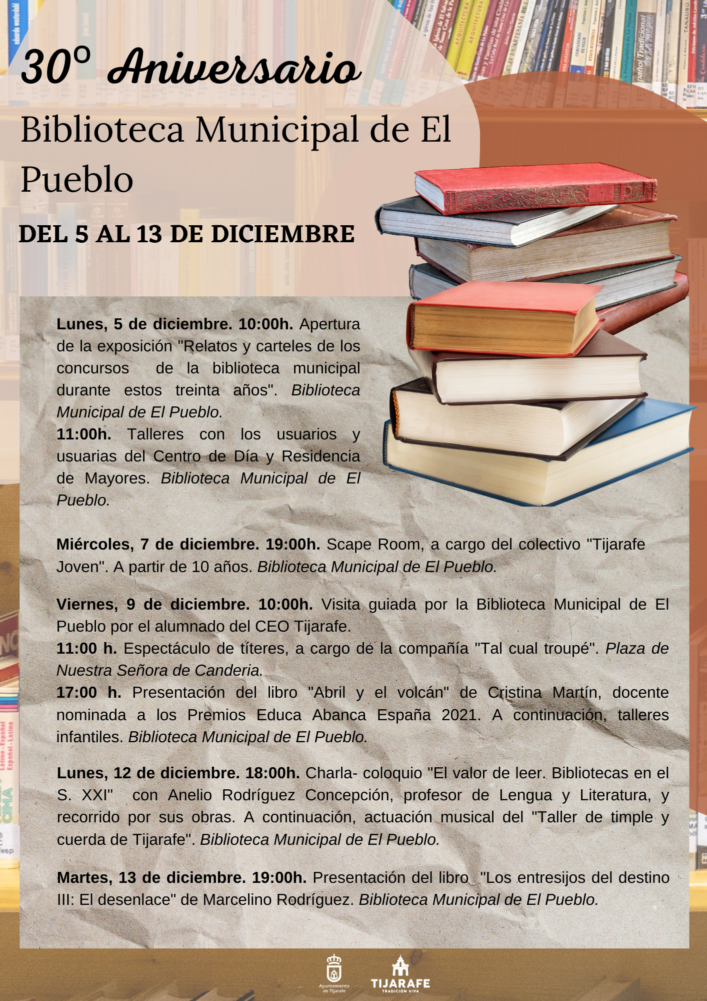 30º Aniversario de la Biblioteca Municipal de El Pueblo