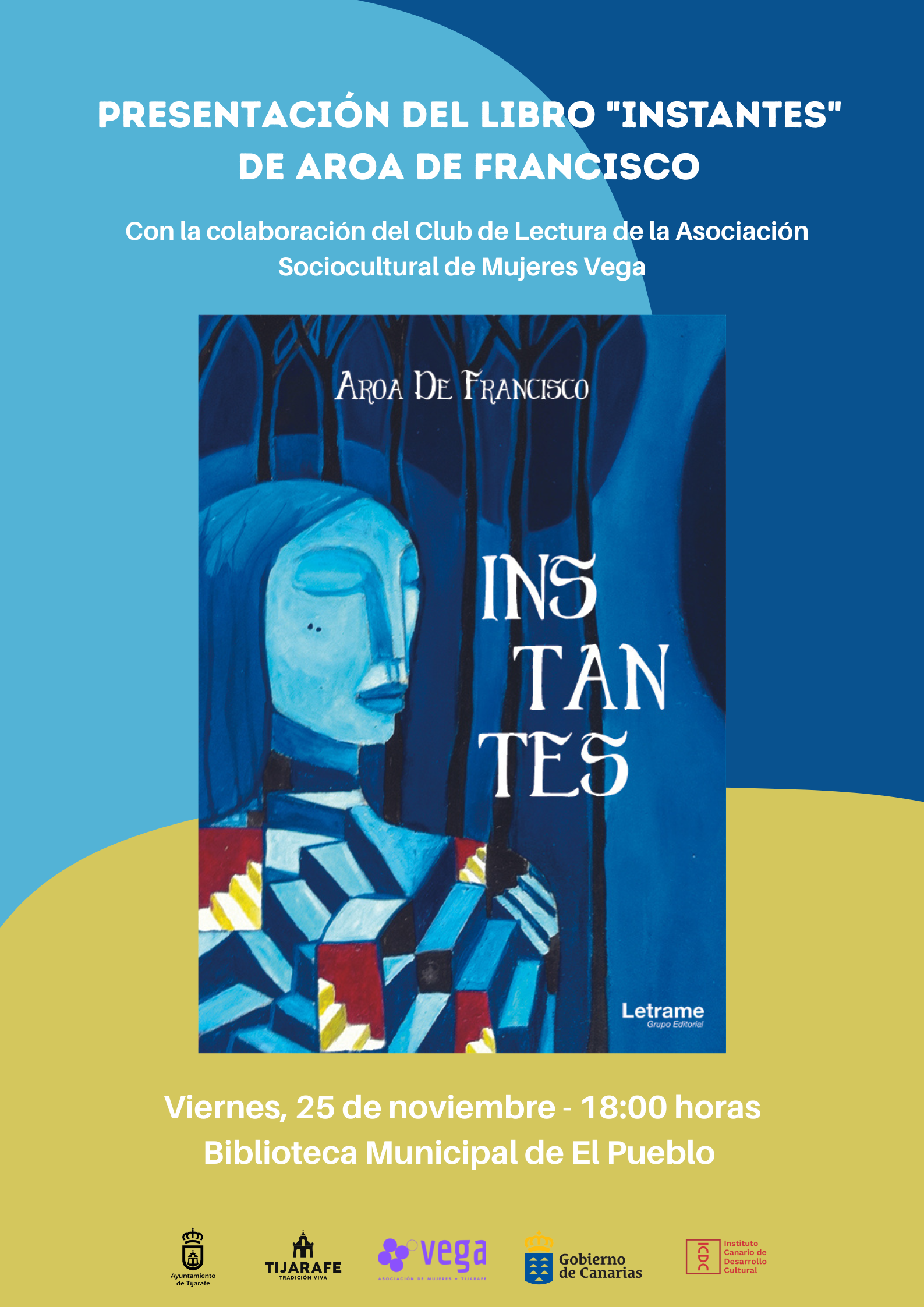Presentación del libro Instantes de Aroa De Francisco