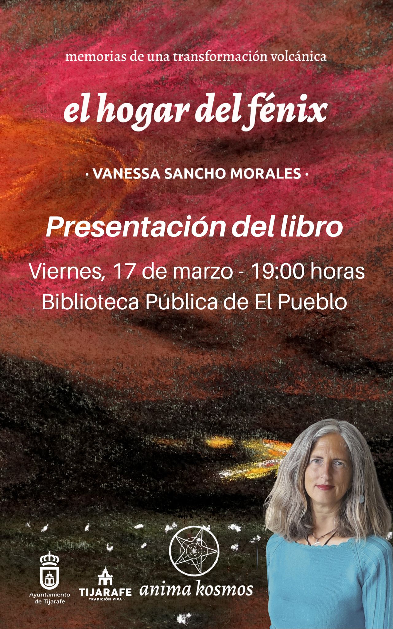 Presentación del libro “El hogar del fénix” de Vanessa Sancho Morales