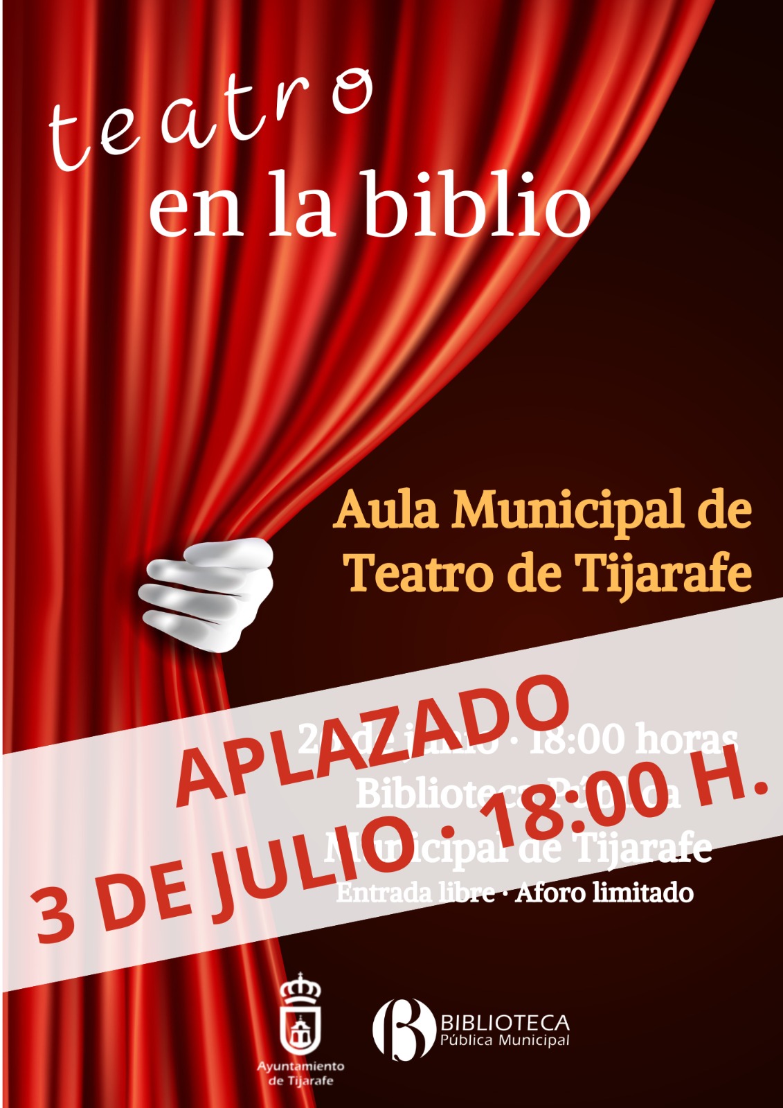 Teatro en la biblio – Aula Municipal de Teatro de Tijarafe