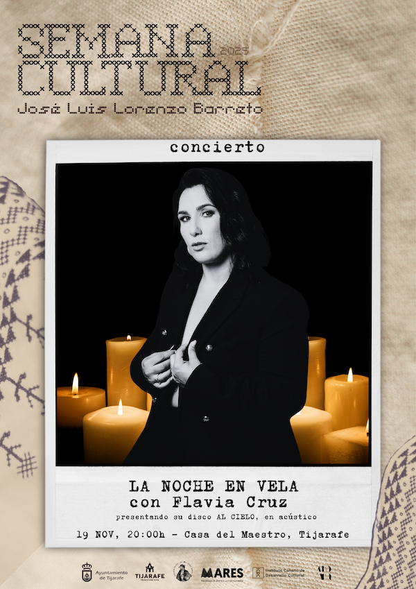 «La noche en vela» con Flavia Cruz en concierto