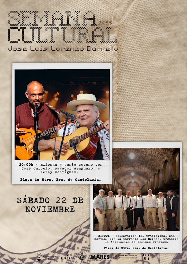 Milonga y punto cubano con José Curbalo, payador uruguayo, y Yeray Rodríguez / Celebración San Martín