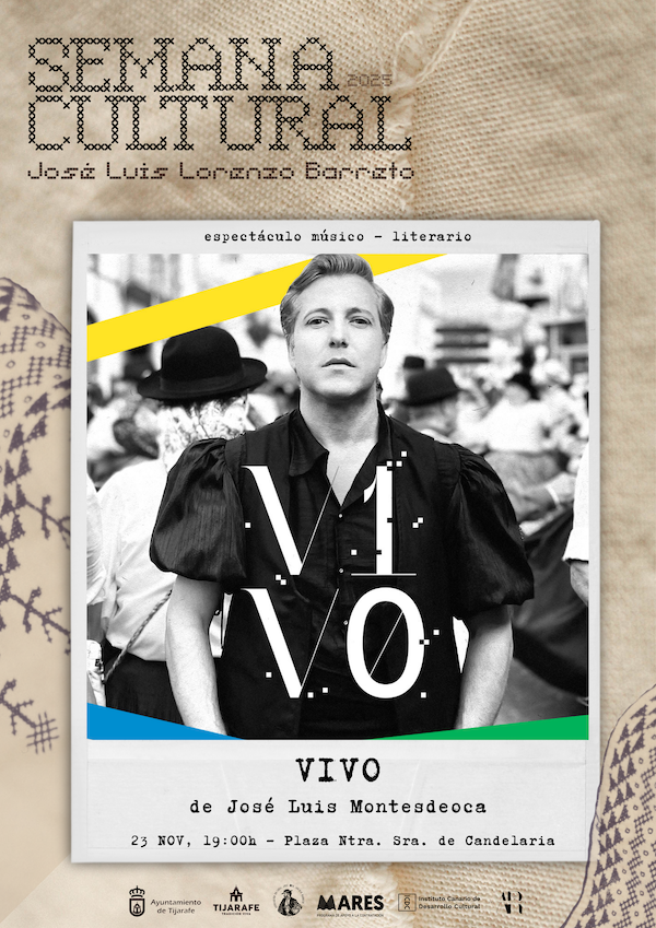 Espectáculo músico-literario VIVO de José Luis Montesdeoca