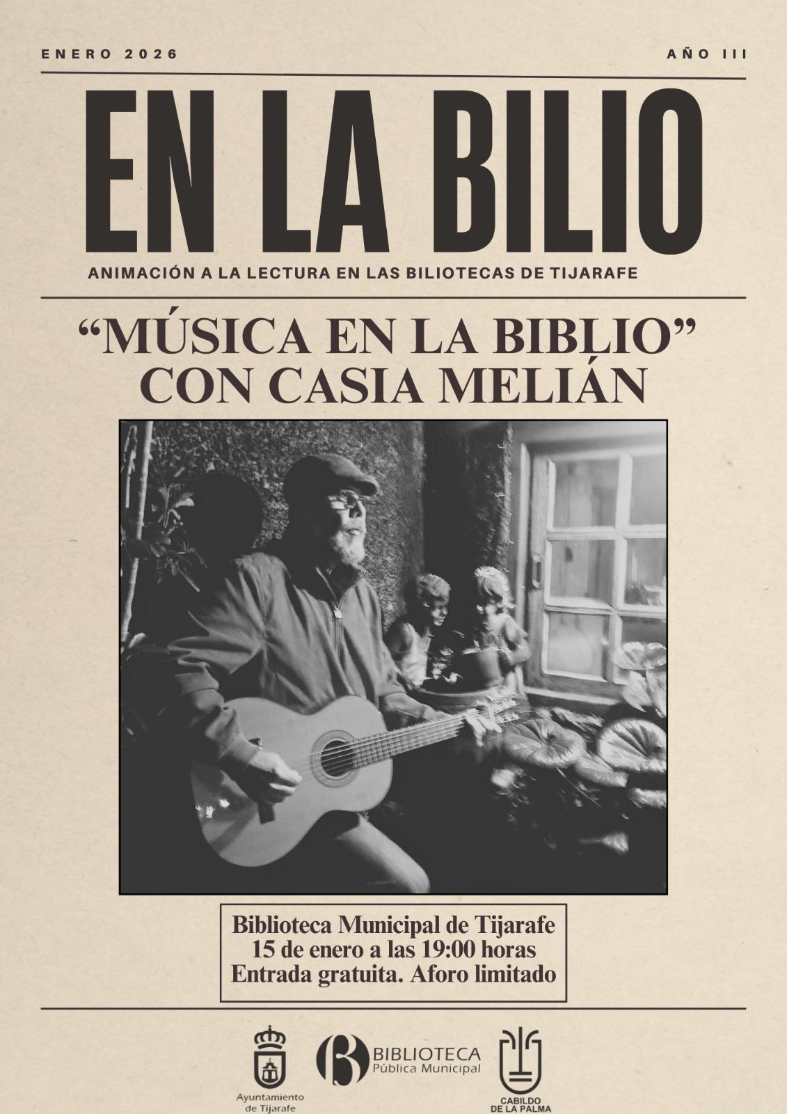Música en la biblio con Casia Melián