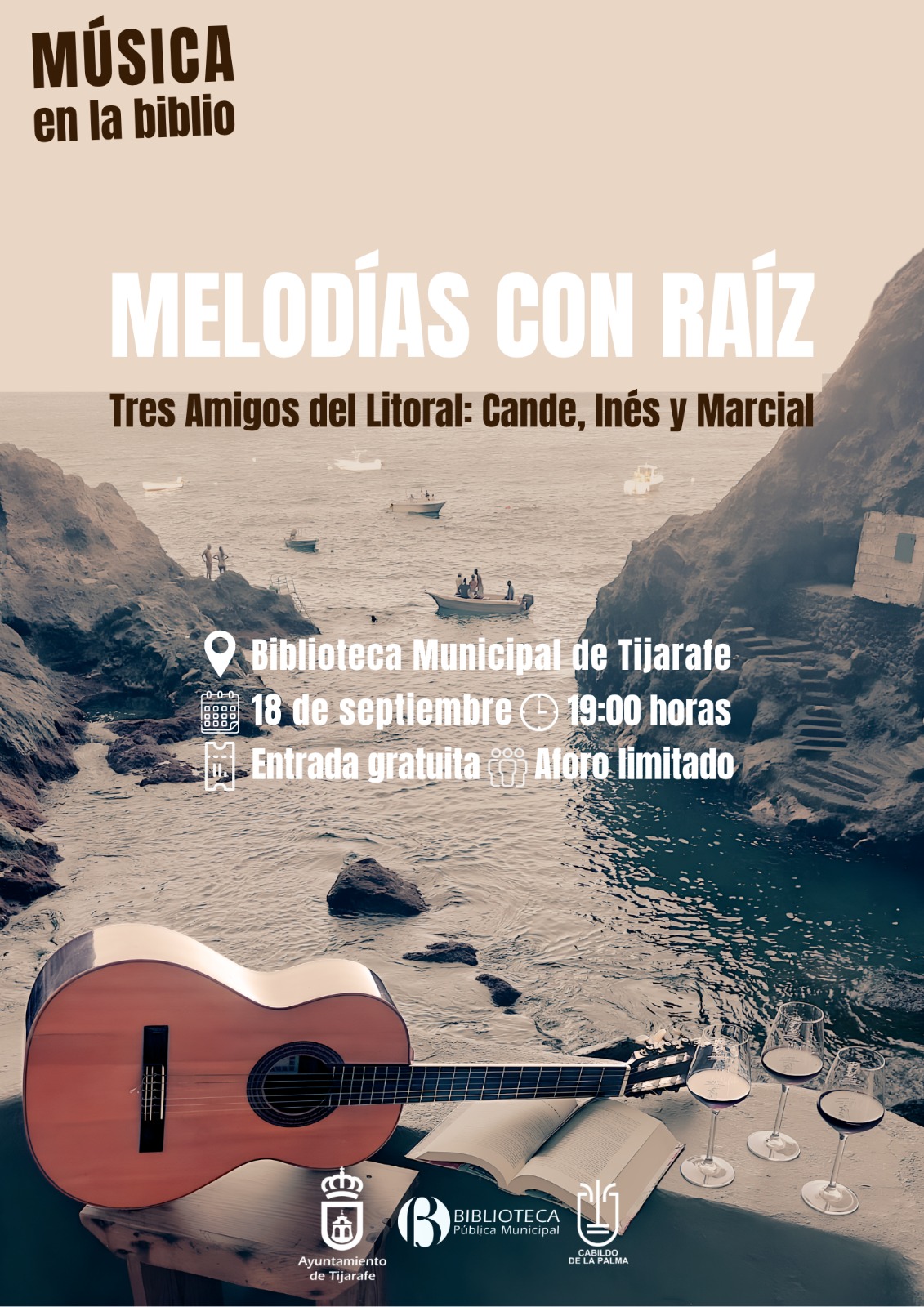 Música en la biblio: «Melodías con raíz»