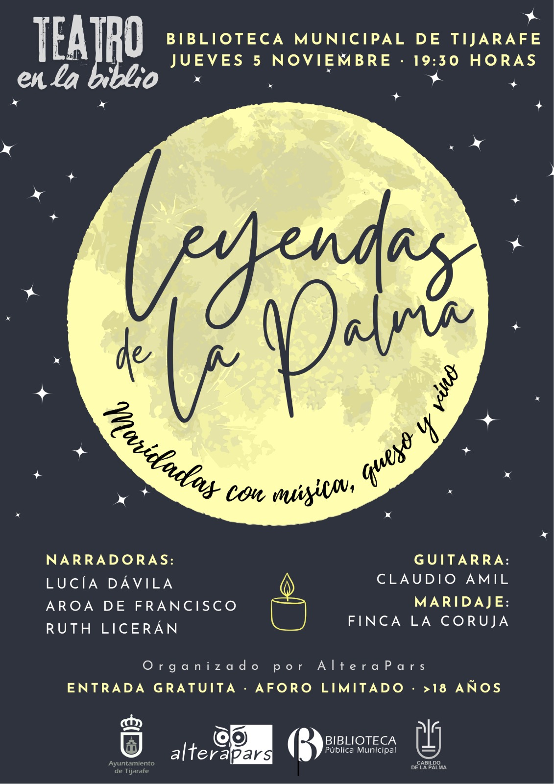 Teatro en la biblio: Leyendas de La Palma